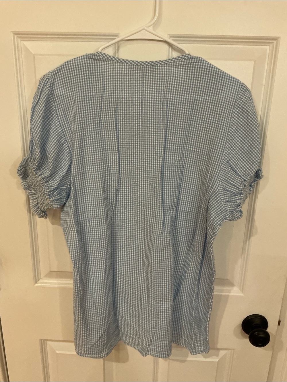 Rungolee Aletta Gingham Blouse Top sz XL - Picture 5 of 6
